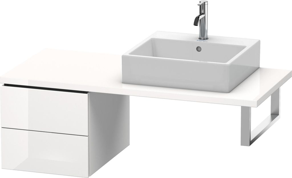 Duravit Konsolenunterschrank L-CUBE 400 x 420 x 547 mm basalt matt