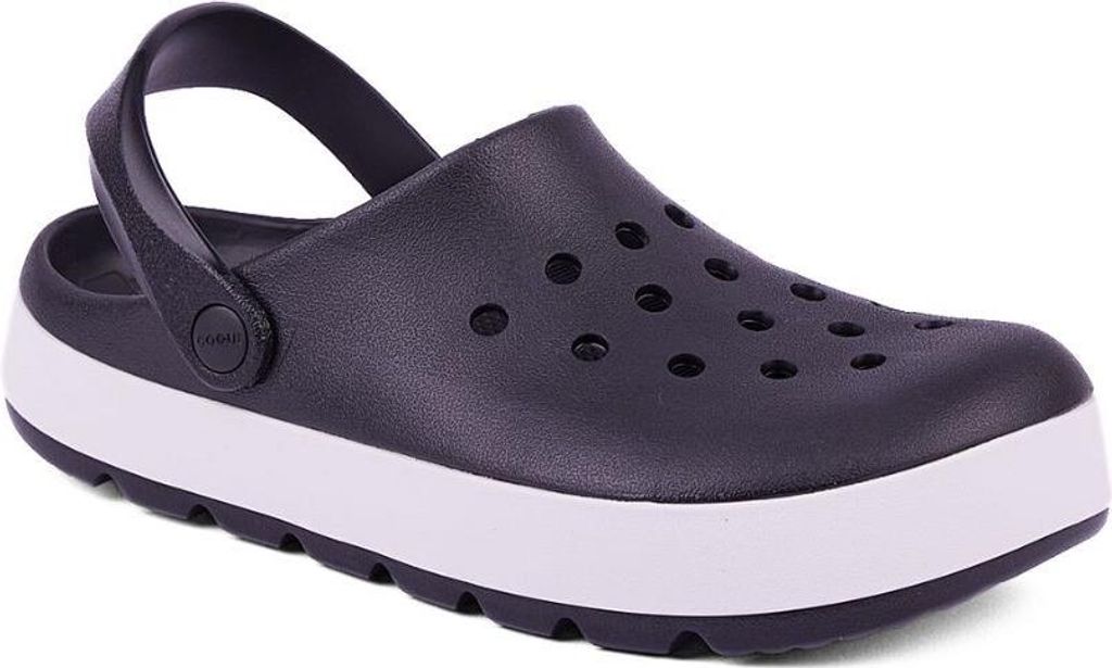 Schuhe COQUI Clogsy Niko Schwarz Weiß Schwarz 41