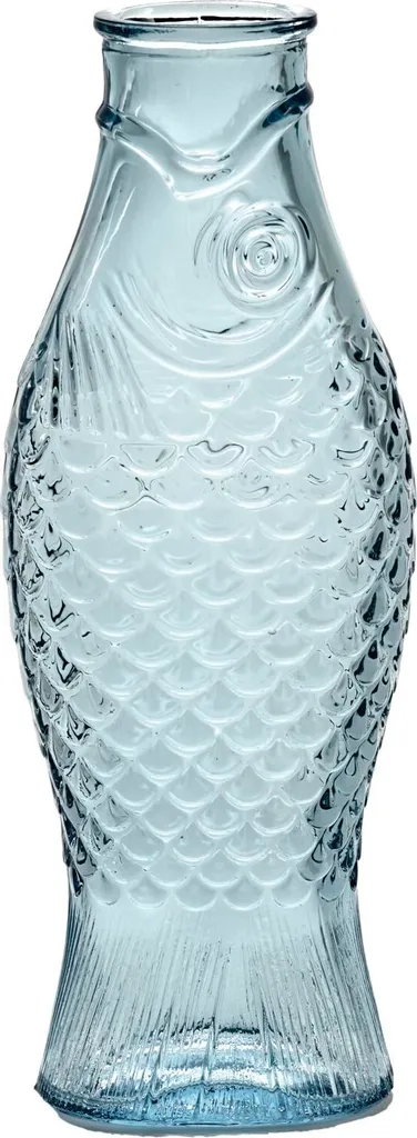 Caraffa a Pesce Serax Blu 30 cm | Bottiglia Acqua Design Paola Navone
