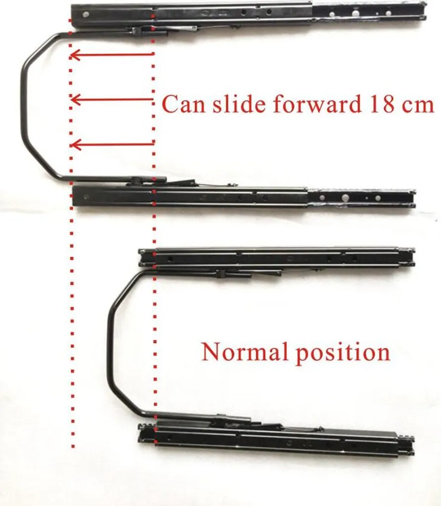 Rails de siège auto réglables pour corriger une assise fixe ou instable