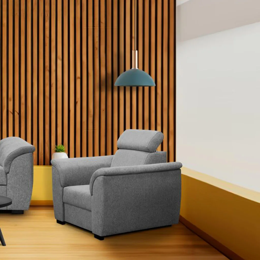 Fauteuil de relaxation Madera idéal pour le salon avec dossier réglable