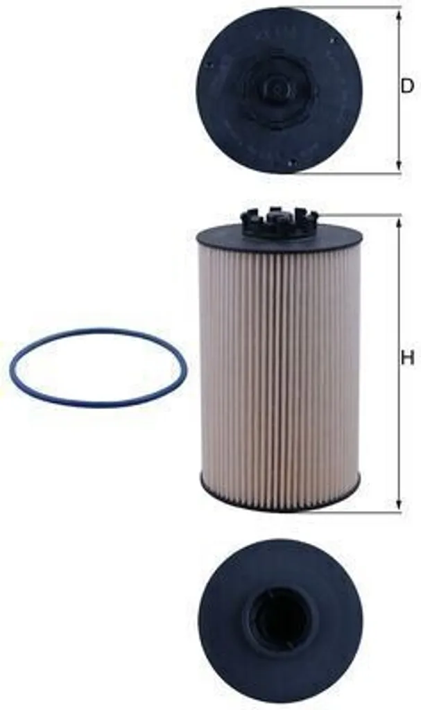Élément filtrant gazole pour MAN TGL II - MAHLE KX 658D haute qualité