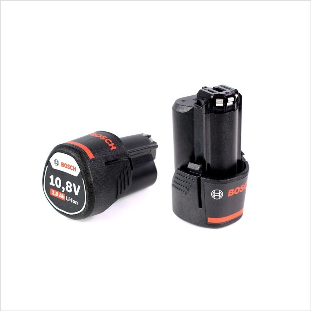 Bosch Akku Starter Set 2x GBA 10,8 V 2,0 Ah / 2000 mAh Produktbild 2