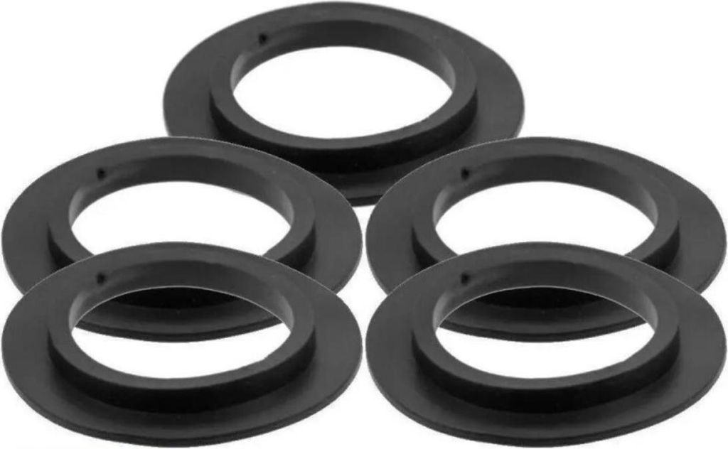 Set mit 5 Gummidichtungen für Küchenspülenstöpsel, Gummidichtungen für Spülenstöpselventil und Siebkorb, Reparatur