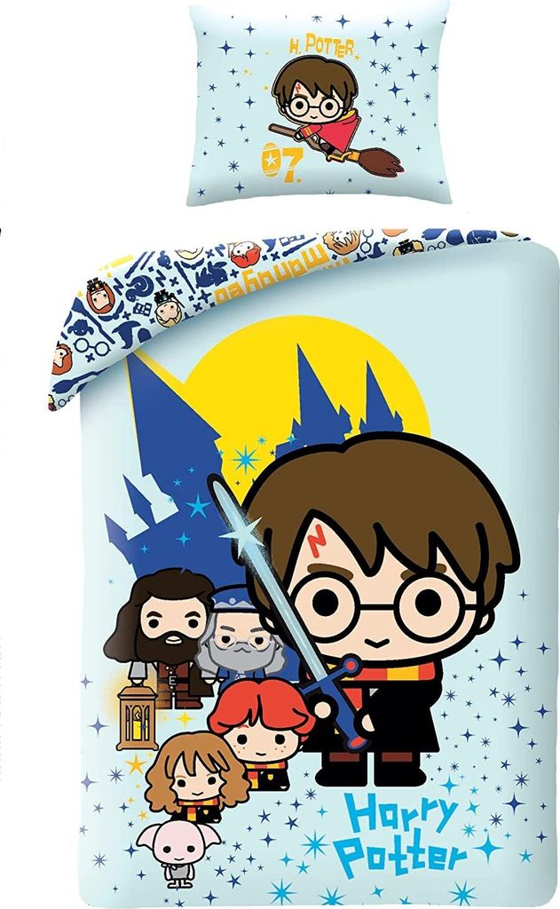 Harry Potter Baby Bettwäsche Wendebettwäsche 100 x 135 cm Produktbild 