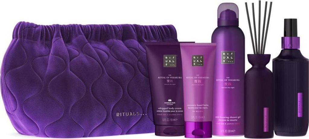Rituals Yozakura Geschenk-Tasche L – 5-teilig mit Kirschblüte & Sake