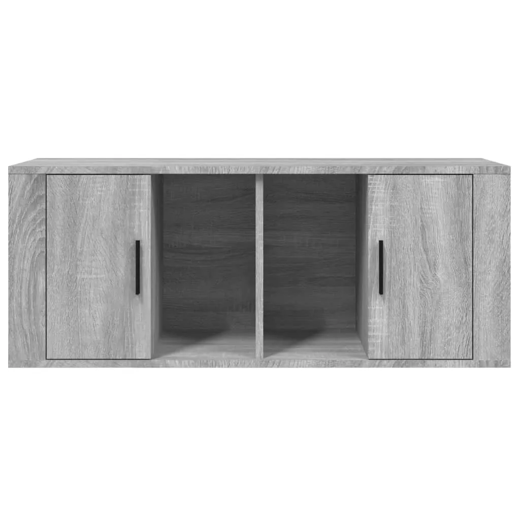 Supporto TV Grigio Sonoma 100x35x40 - Setup Gaming e Multimedia - 5