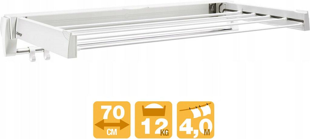 Asciugatrice a muro ARTWEGER Art Dry 70 cm bianco Immagine del prodotto 