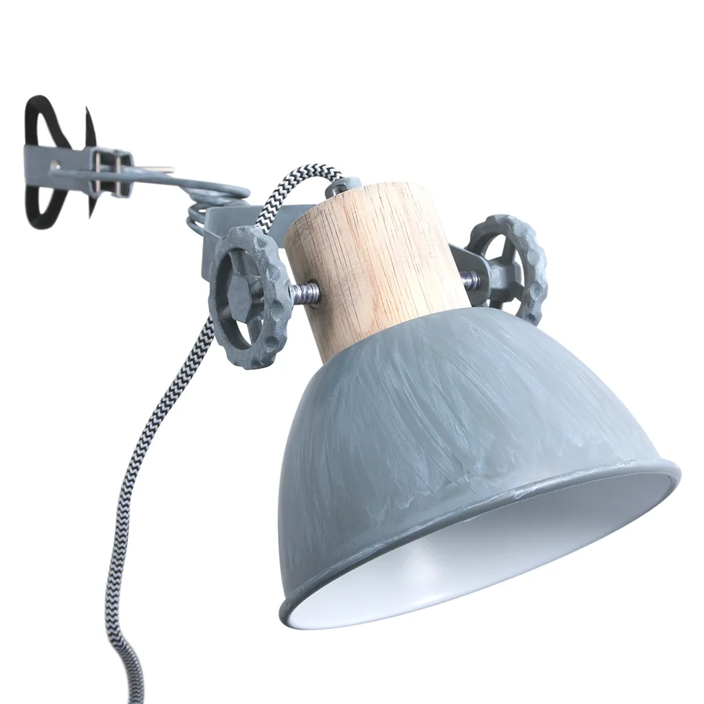 Spot Industriel Robuste Gearwood Gris : Solution Éclairage Durable - 12