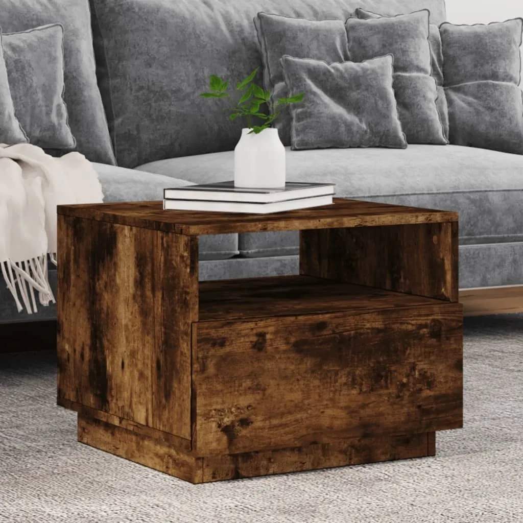 Tavolino LED 50x49x40 cm Maison Exclusive Rovere Affumicato - Recensione