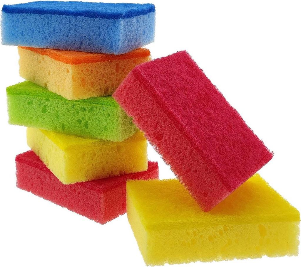 York Küchen-Schwämme Colour Lux, 6 + 1 Stück