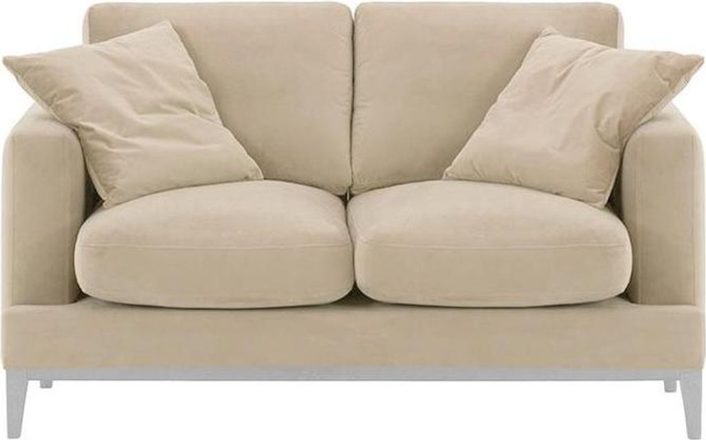Zweisitzer-Sofa Covex Wood-Velluto 2-white