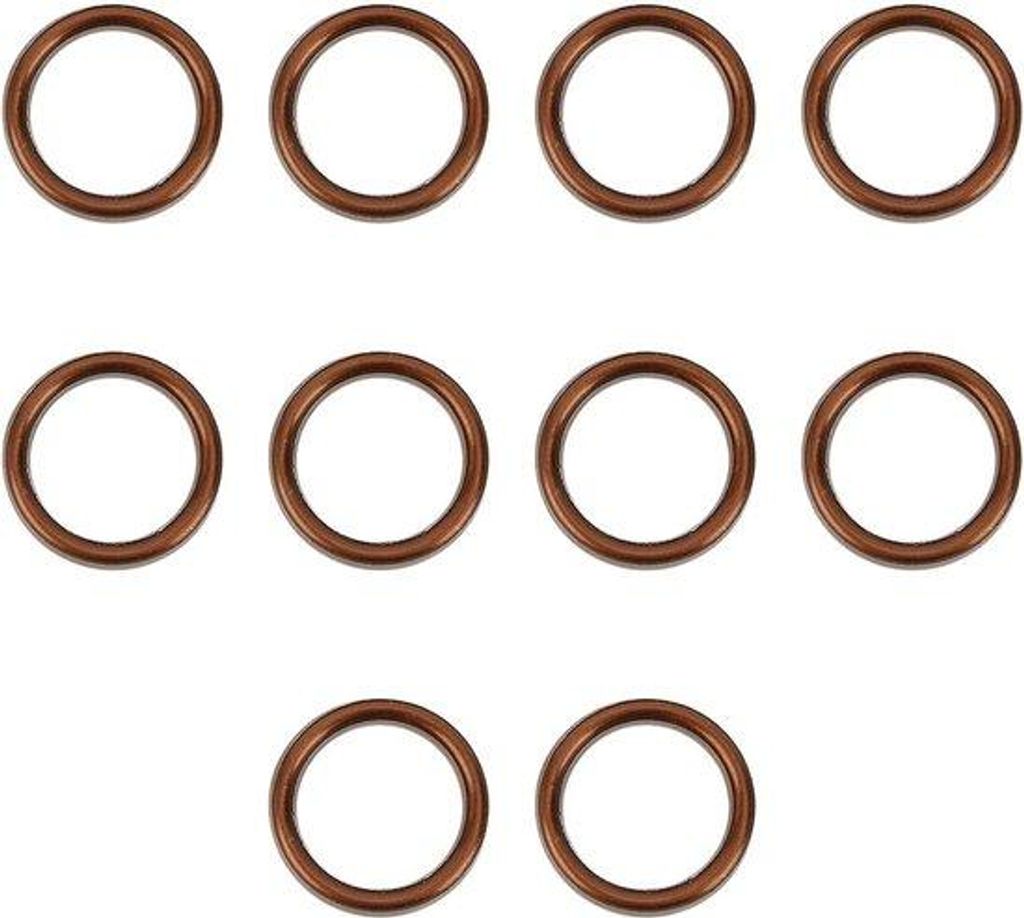 Auspuffdichtung 10 Stück Aluminium