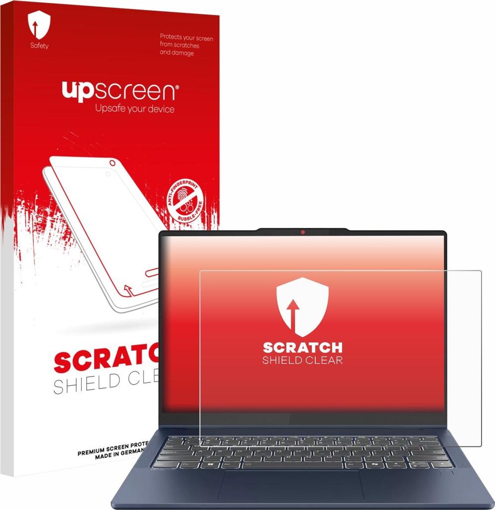 upscreen Schutzfolie für Lenovo IdeaPad 5 2-in-1 Gen 10 14" Displayschutz Displayschutzfolie Folie Klar Transparent