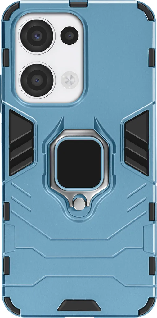Cover Oppo Reno 13 Avizar Blu con Anello Antiurto | Protezione 360