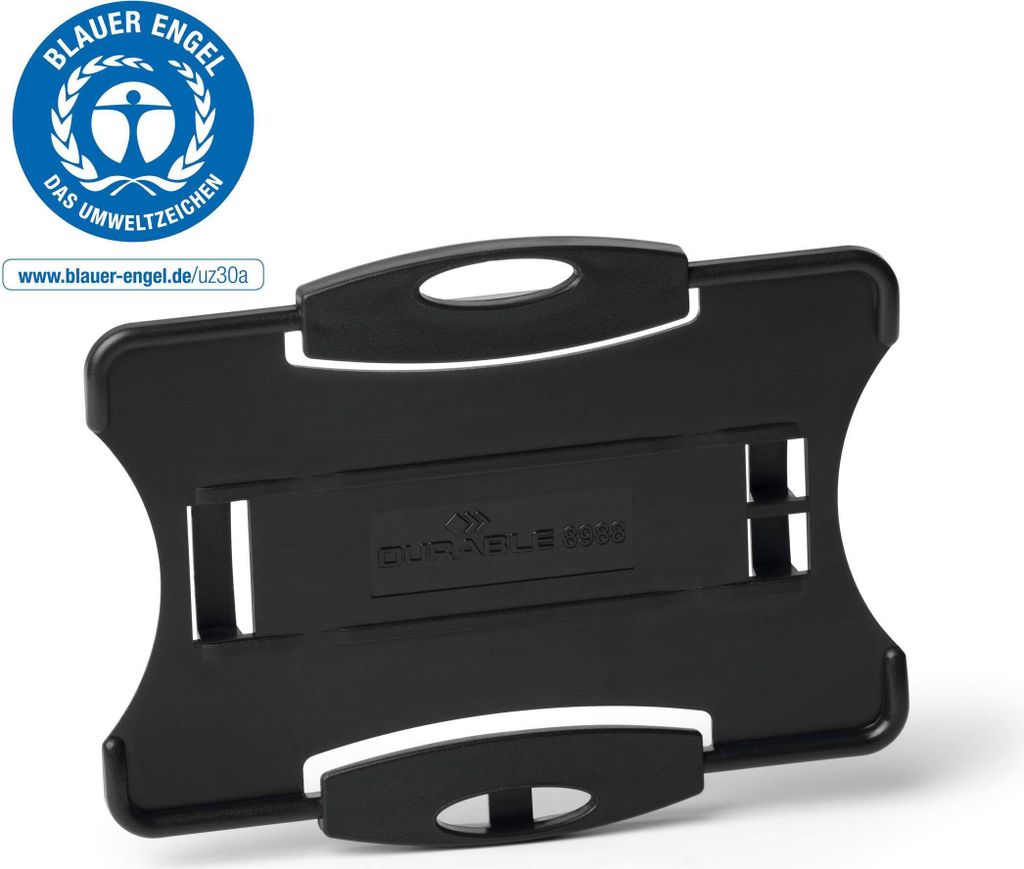 DURABLE Ausweishalter für 1 Karte, 10 St., Blauer Engel, Produktbild 