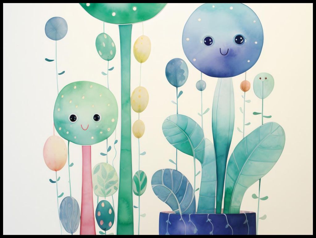 Plakat 100x75cm Lächelnde Galaxien