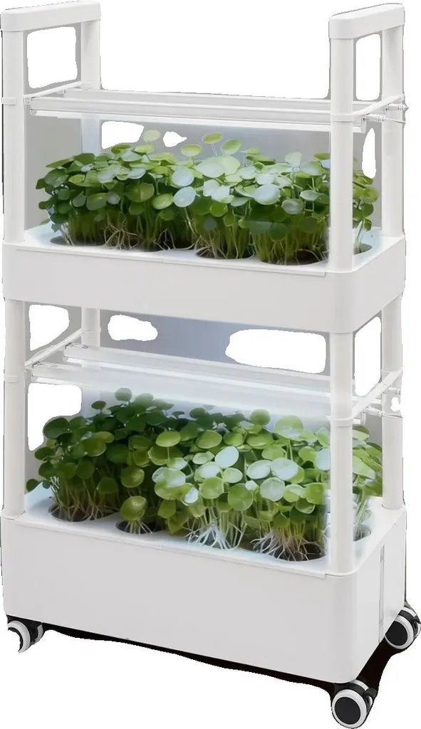Jardin potager d'intérieur hydroponique 28 trous avec éclairage LED 220V