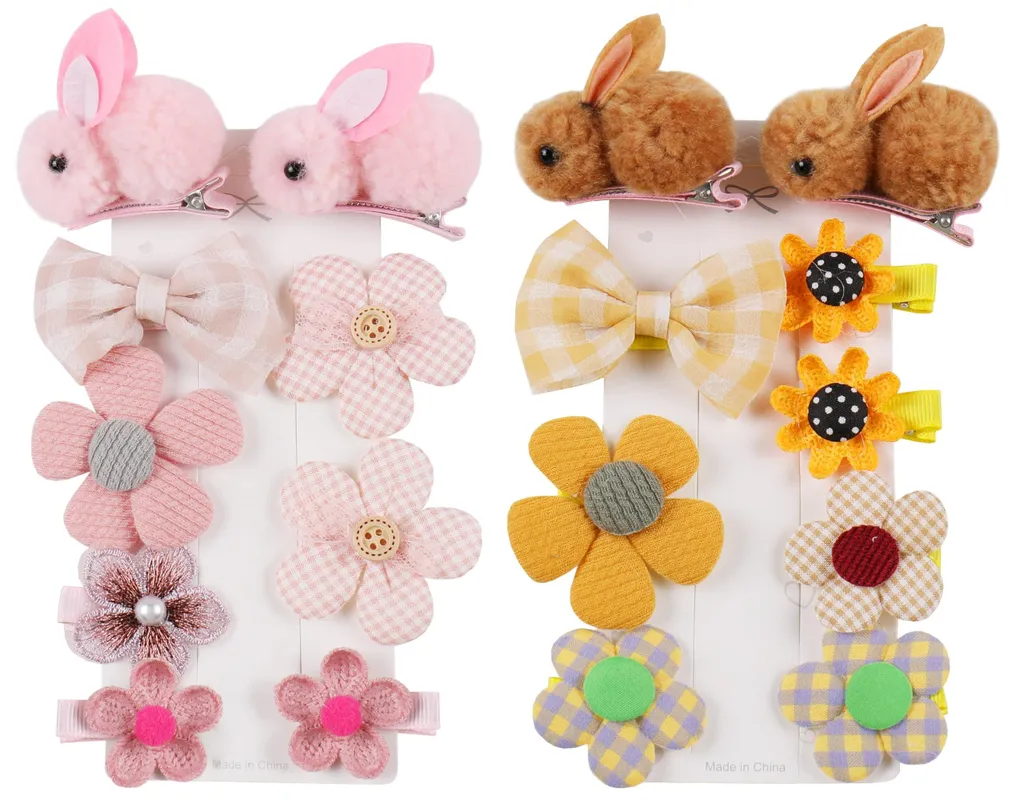 Barrettes et épingles à cheveux pour tout-petits - Set de 18 pièces
