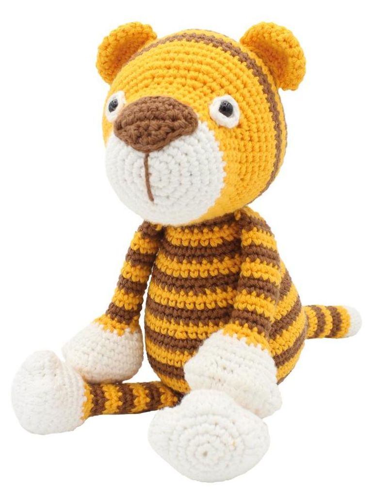 Hardicraft Häkelset Tiger 25cm Bastelset Baumwolle