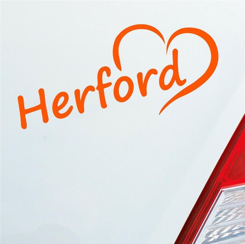 Auto Aufkleber Herford Herz Stadt City Liebe Love Heimat Produktbild 