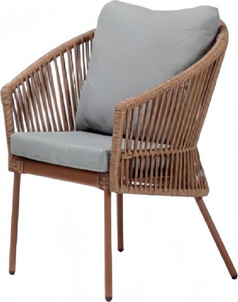 Sessel Braun Design Couch Sofa Relax Hochwertig Rattan Polster Sitzer Luxus
