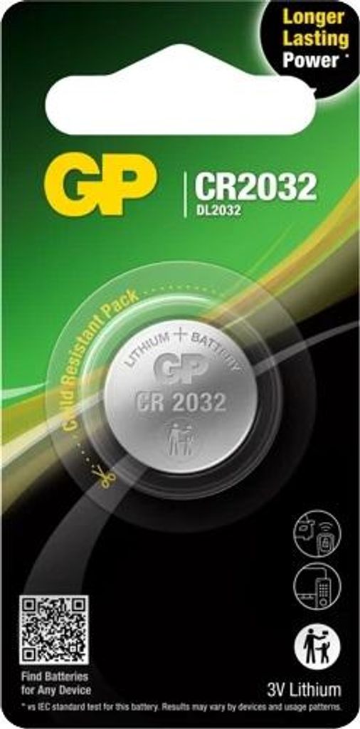 GP 0602032C5 Gp Lith.Knopfzellen CR2032 5er Imagen del producto 