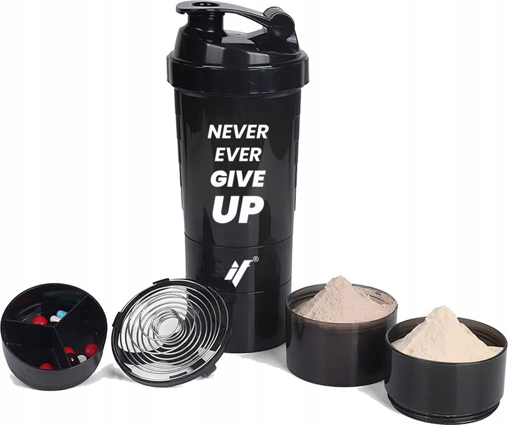 Versiegelter 500-Ml-Schüttler Für Nährstoffe Mit Bpa-Freiem Ironflex-Gym-Behälter