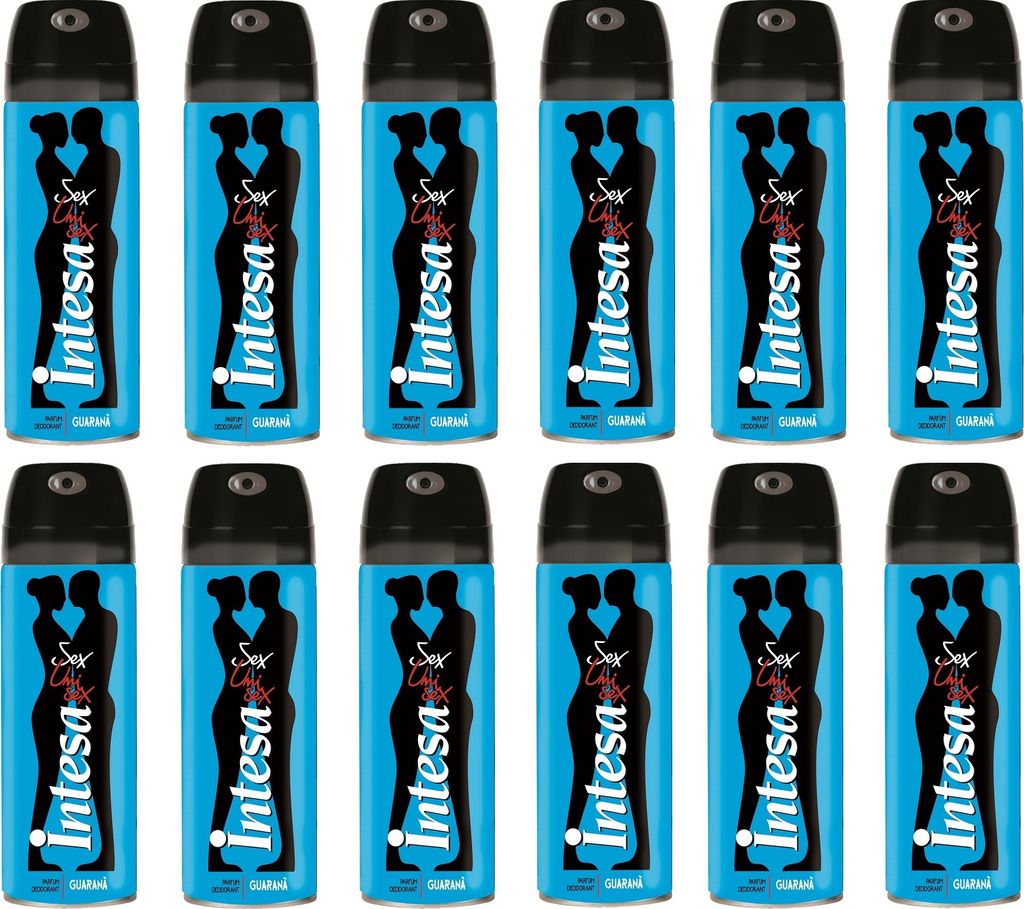 Intesa Unisex Guarana Parfum Deodorant 12 x 125 ml