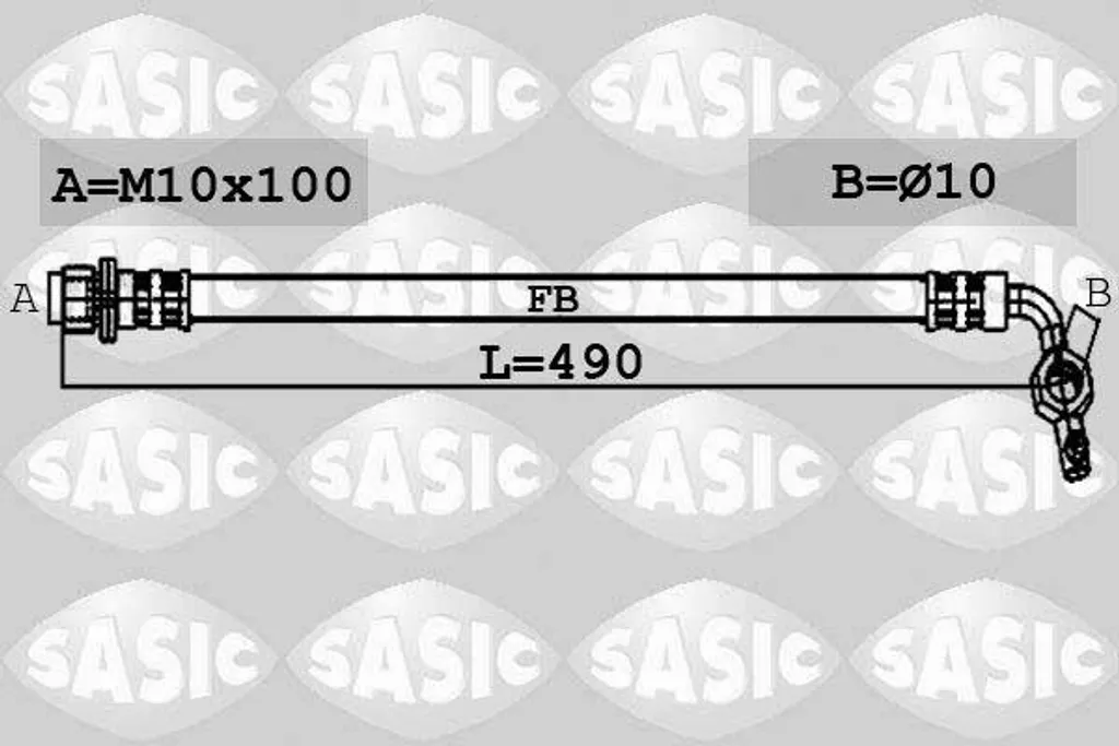 Remplacement flexible frein Honda Accord - Pièce SASIC 6606129 OE