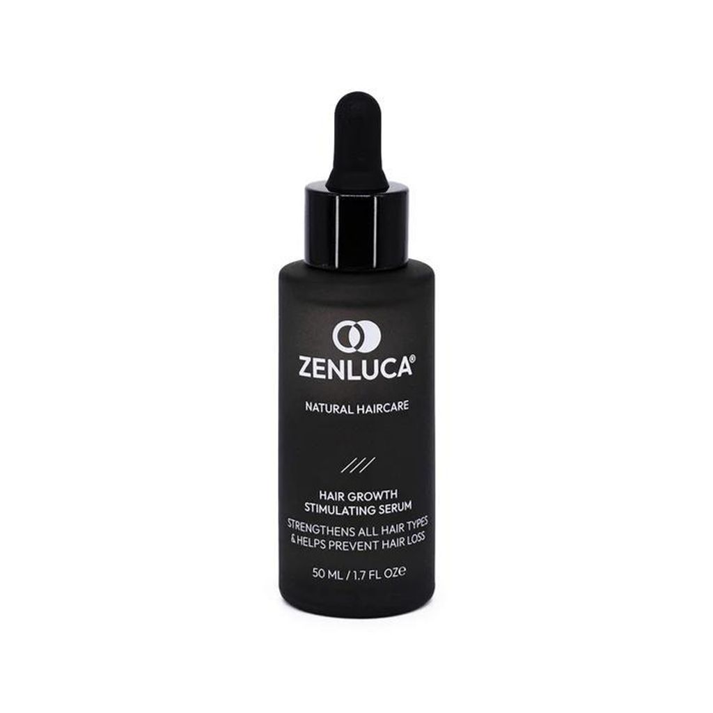 ZENLUCA Haarwuchs Serum & Dermaroller Set – 100 % natürlich – Gegen Haarausfall & dünner werdendes Haar – Für Männer & Frauen – Vegan