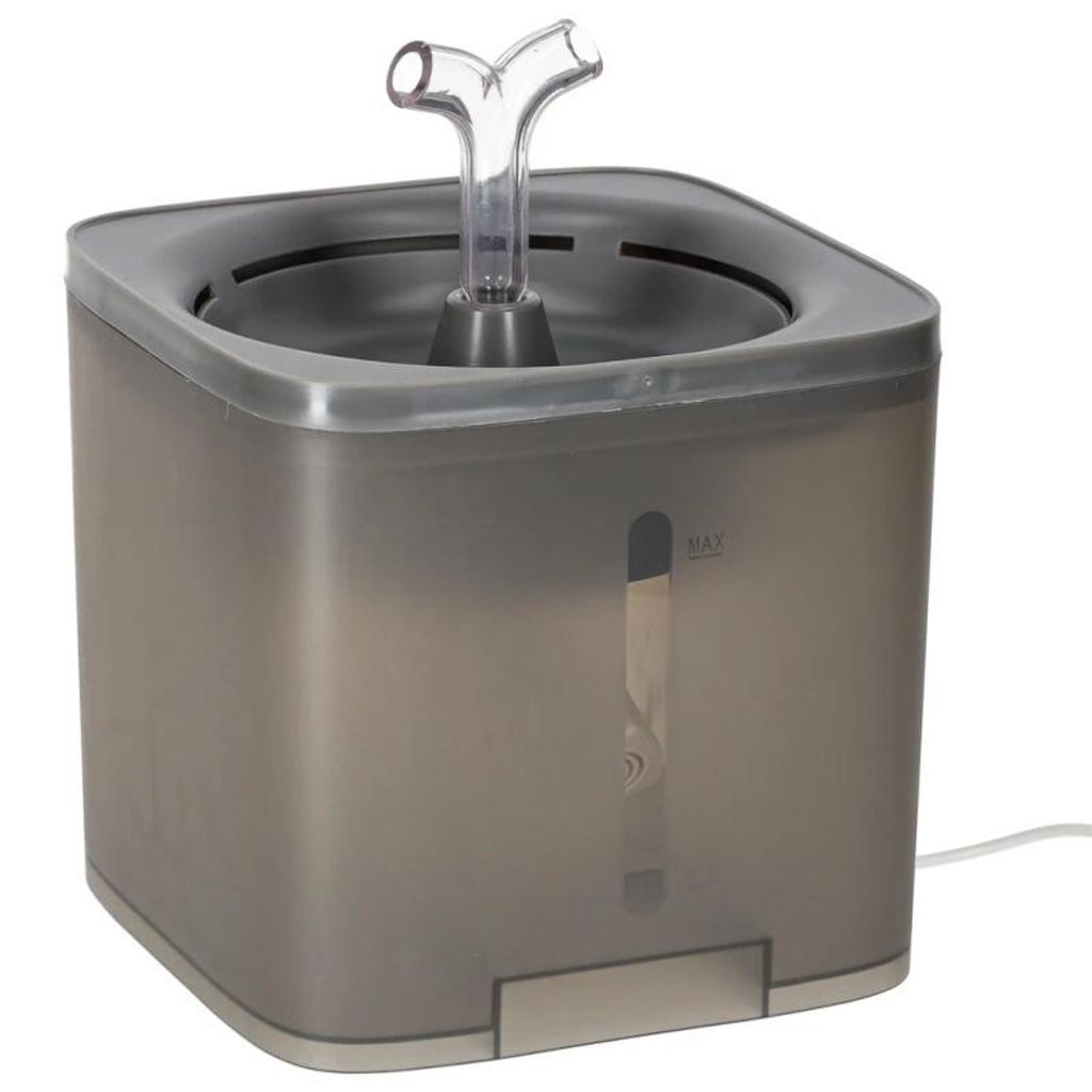 KIK KX2981 Fontána pro domácí mazlíčky 2000 ml, USB, šedá Obrázek produktu 