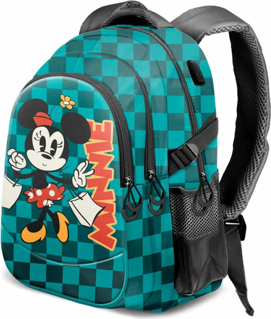 Disney Minnie Indigo Sac à Dos Adaptable 44cm pour Chariot Scolaire