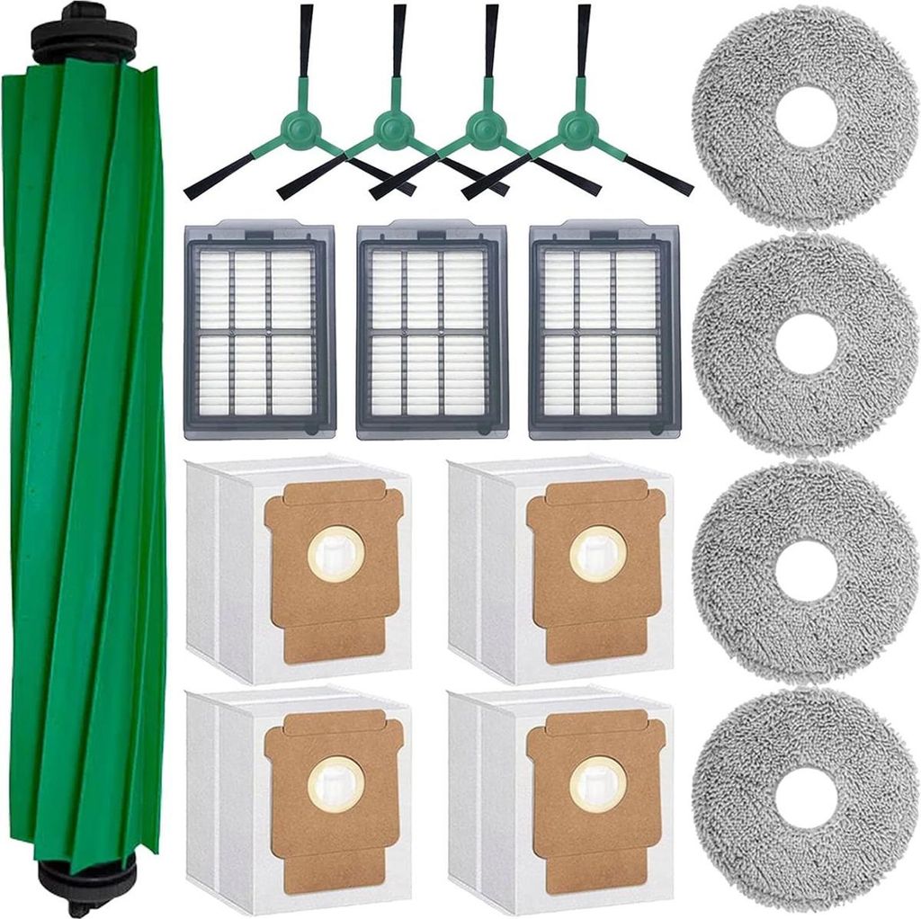 INF Ersatzteile für iRobot Roomba Plus 405 Staubsaugerroboter Zubehör Set, 16-teilig