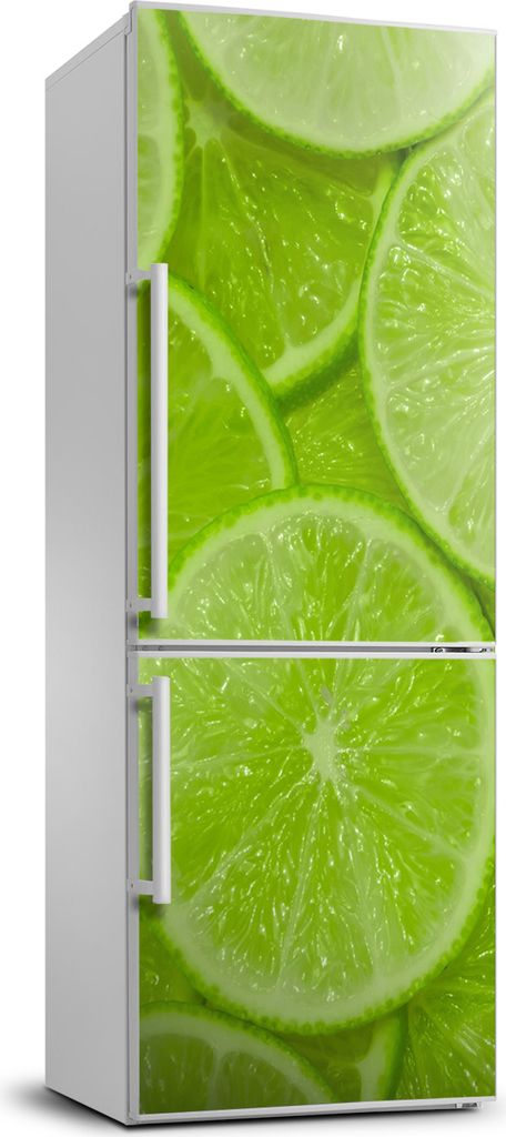 Tulup Kühlschrankdekoration - 70x190 cm - Aufkleber auf dem Kühlschrank - Zitronen