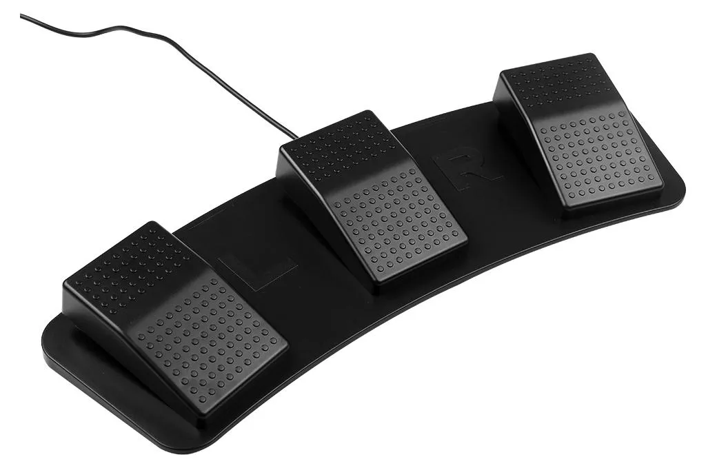 Pédale au pied USB pour gaming et imagerie médicale, commande à distance