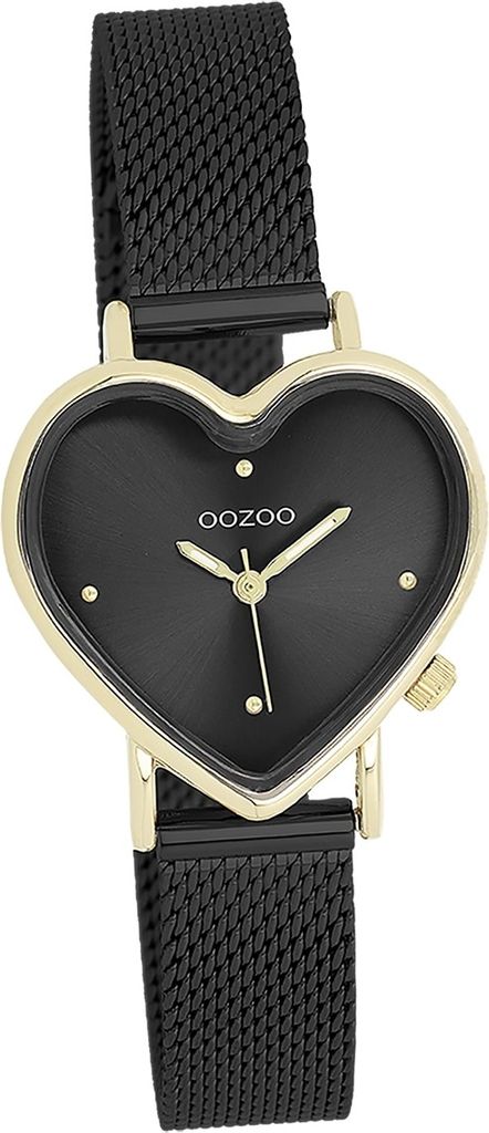 Oozoo Metall Damen Uhr Analog Quarzuhr Armband schwarz OOZOO Timepieces D2UOC11447