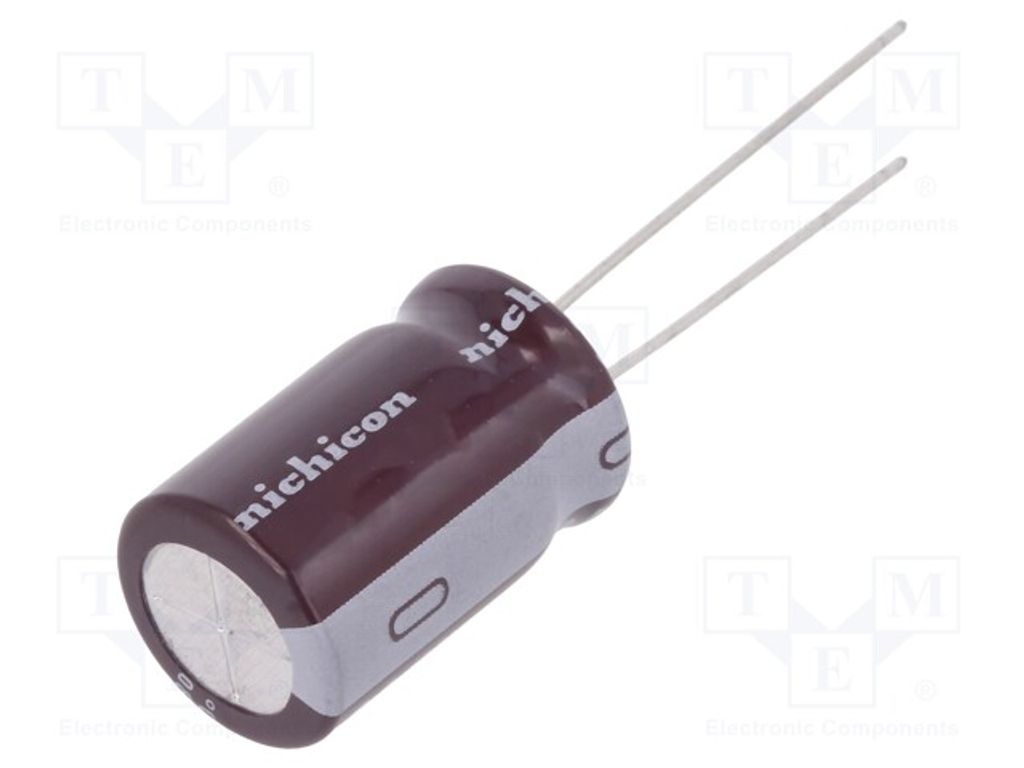 10x Kondensator: elektrolytisch 2,2uF THT geringe Impedanz 315VDC UPM2F2R2MPD Elek