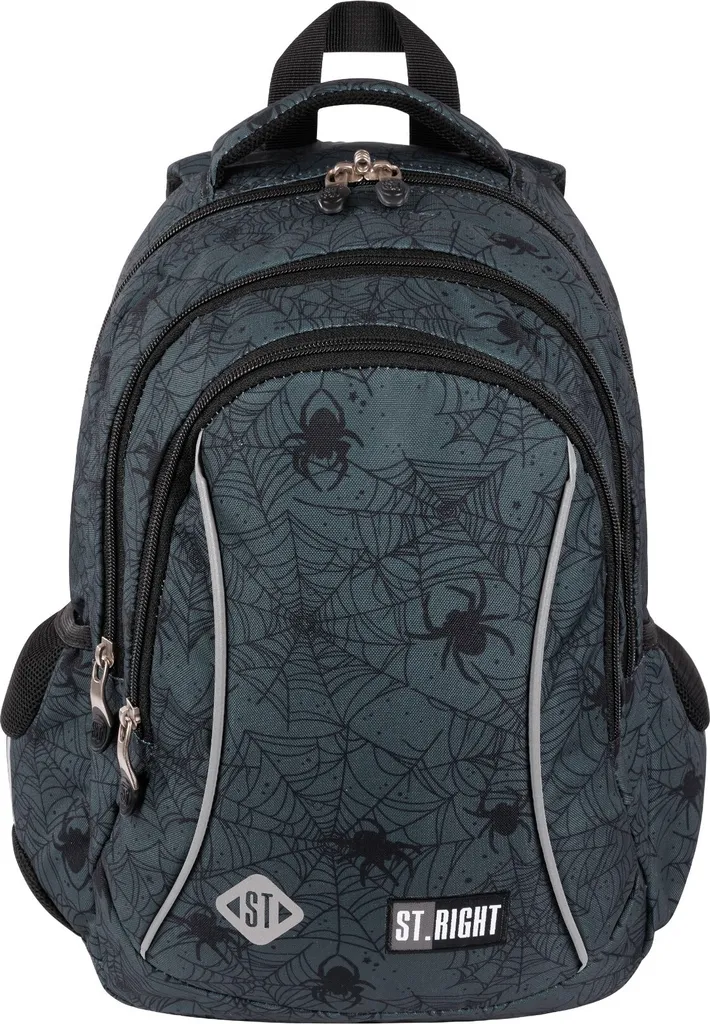 Zaino St.Right BP26 Spider Web Majewski - 3 Scomparti Scuola Ragazzo