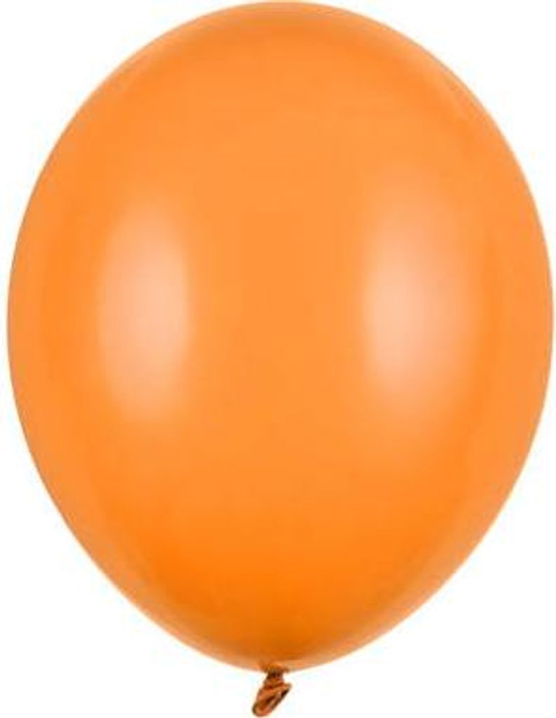 100 Luftballons Mandarin Pastell 12cm