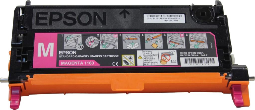 Epson S051163 C2800 Toner Magenta -Bulk