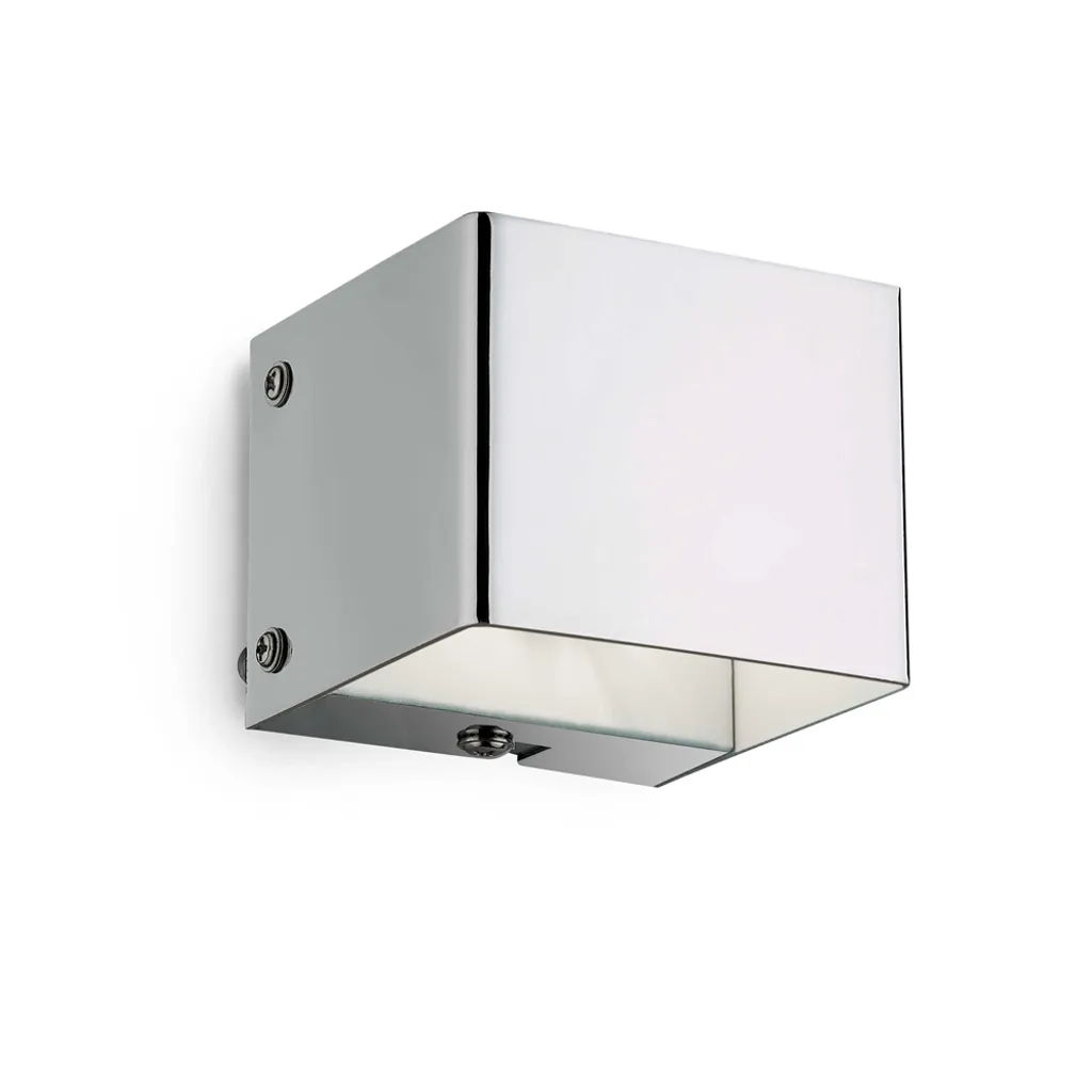 Applique Murale Chrome Flash AP1 - Luminaire Finition Miroir Métallique