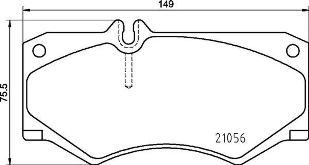 Plaquettes Brembo P 50 134 haute endurance pour Classe G W461 et W463