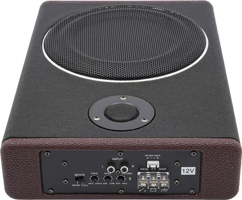 Auto Untersitz-Subwoofer, 8", 12V HiFi, ultraflach