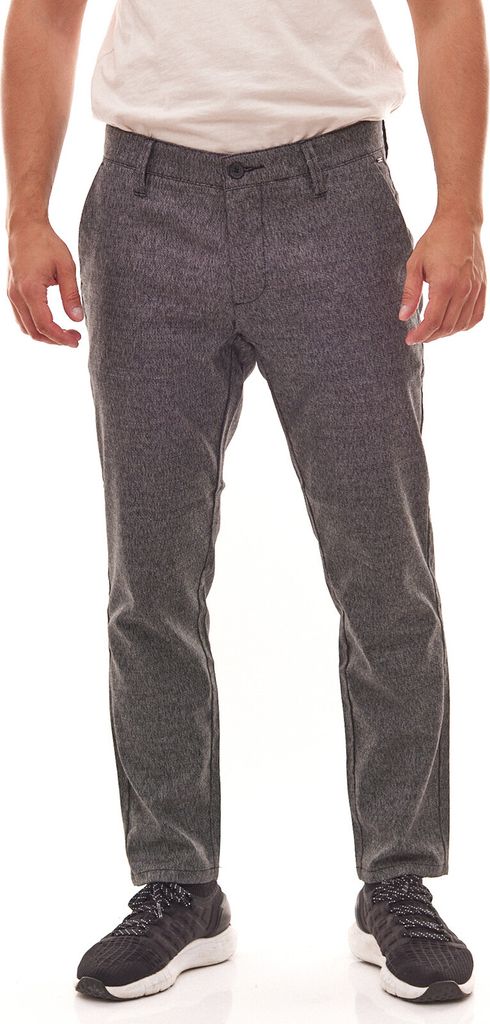 ONLY & SONS Herren Stoffhose Chino-Hose Mark Melange GW Grau, Größe:W29/L30