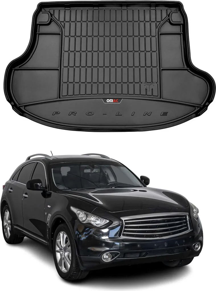 Protezione Bagagliaio Infiniti QX70 OMAC - Rivestimento TPE Nero 2008-17
