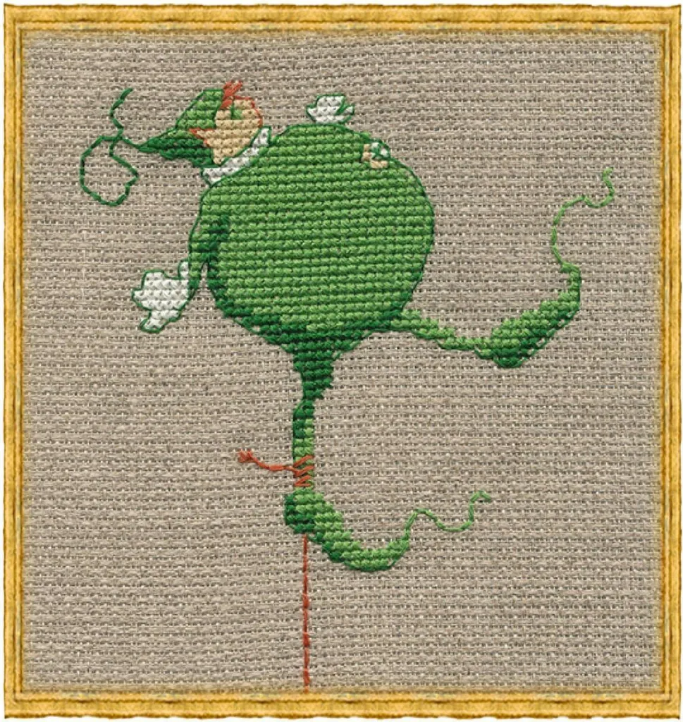 Nimue Mic 5 - Kit Punto Croce Artistico su Lino - Schema 38K