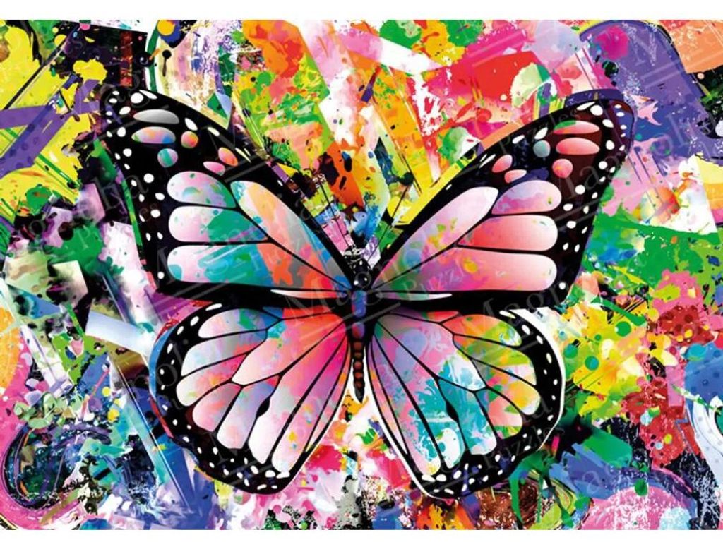 Magnolia Puzzle Colorful Butterfly - 1000 Teile Puzzle
