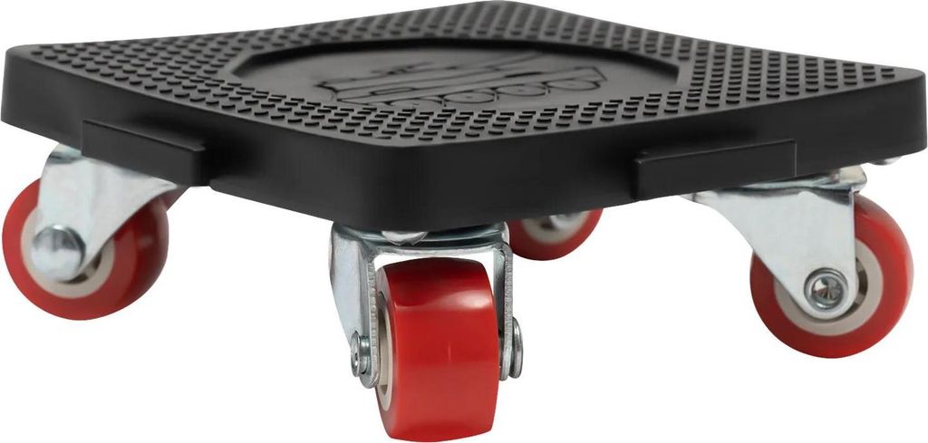 Möbeltransport Profi Set - Möbelheber & Möbelroller - 400 kg Tragkraft - 4 EVA-Pads - 4 Rollen + 1 Hebelstange - Rot