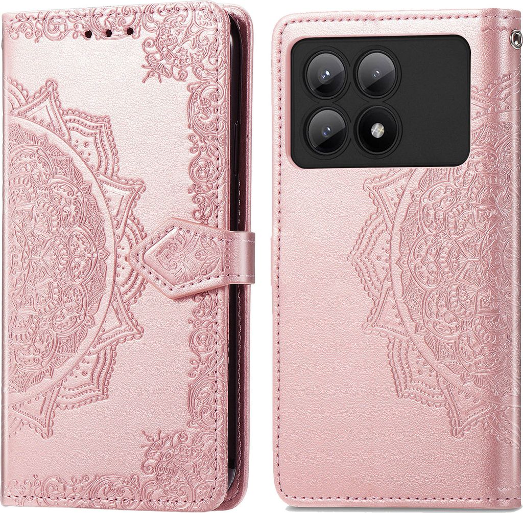 imoshion Mandala Klapphülle Xiaomi Poco X6 Pro - Rosé gold